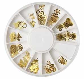 004 12kinds of golden sheetmetal in wheel