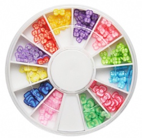 014 12kinds of rubber bowknot in wheel