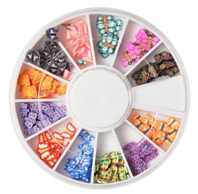 015 12kinds of rubber butterfly in wheel