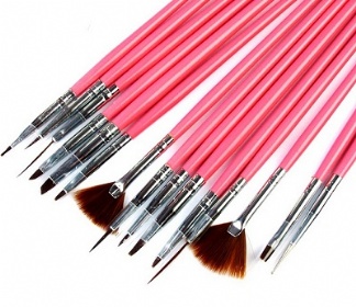 NB010 15PCS NAIL ART BRUSH KIT