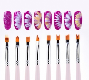 Flower pen for nails